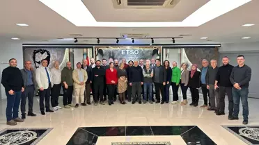 Etkinlikte Basın Mensupları ve ETSO Başkanı Irmak