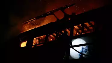 Yangının kontrol altına alınma anı