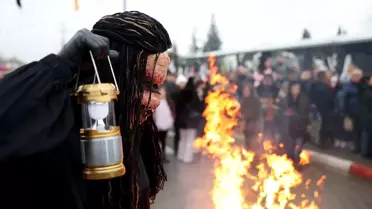 Koleda yüz boyama anı Babaeski