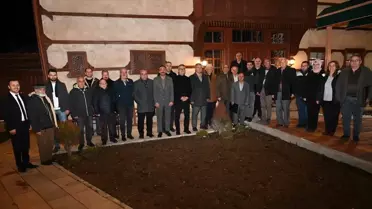 Ustaoğlu'nun Gazeteciler Günü konuşması sırasında