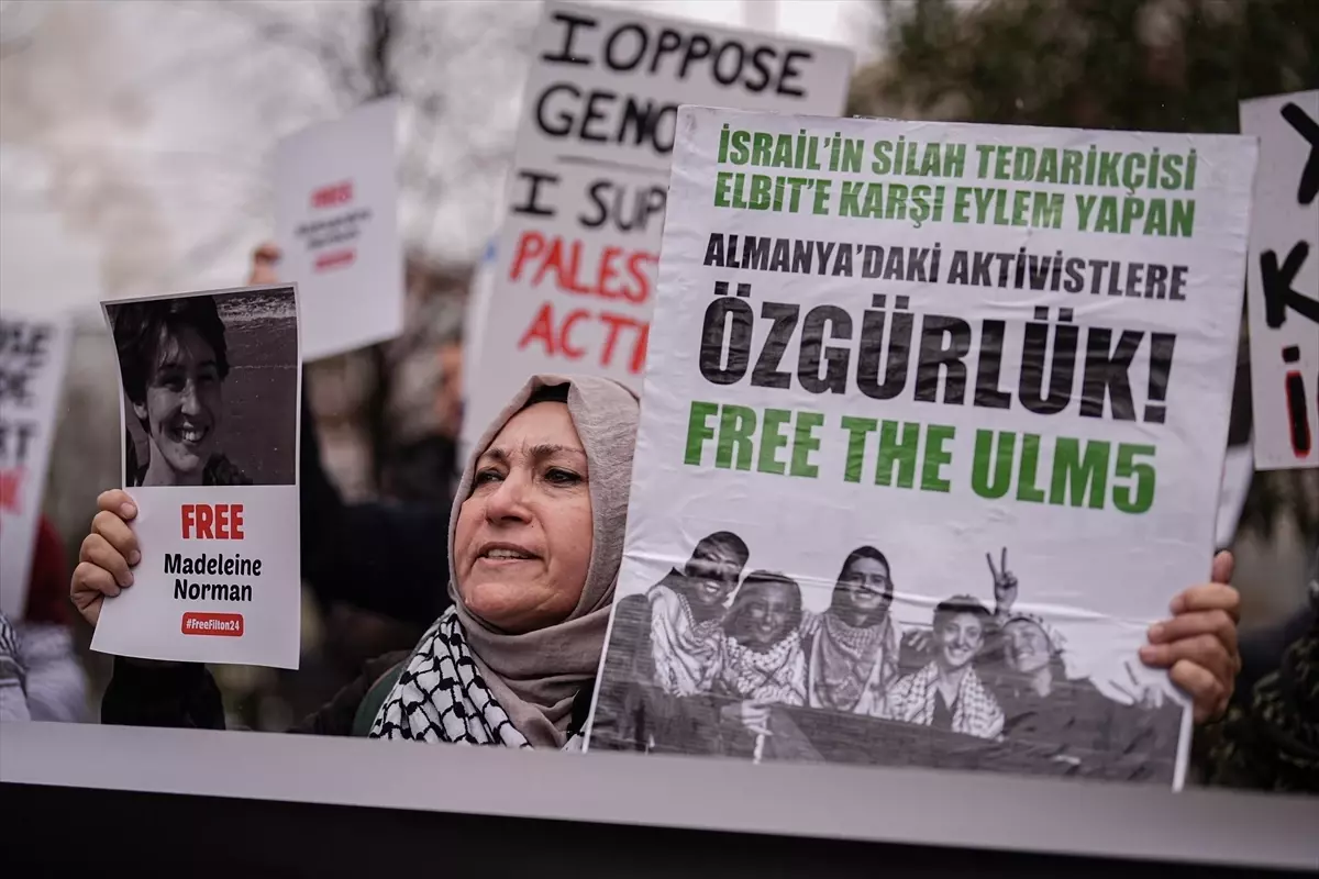 Beyoğlu’nda Filistin Aktivistlerine Destek Eylemi ve Basın Açıklaması