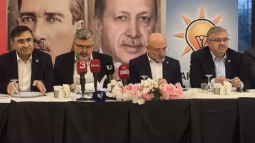 AK Parti Afyon İl Başkanı Şahin gazetecilerle