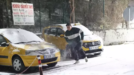 Kırklareli kar yağışı manzarası