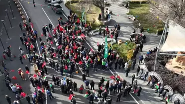 Yürüyüş sırasında çekilen fotoğraf