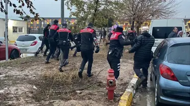 Şanlıurfa Şoförler Odası seçiminde polis müdahalesi
