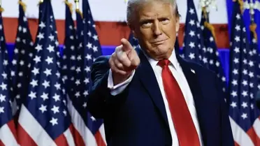 Trump'ın açıklama anı