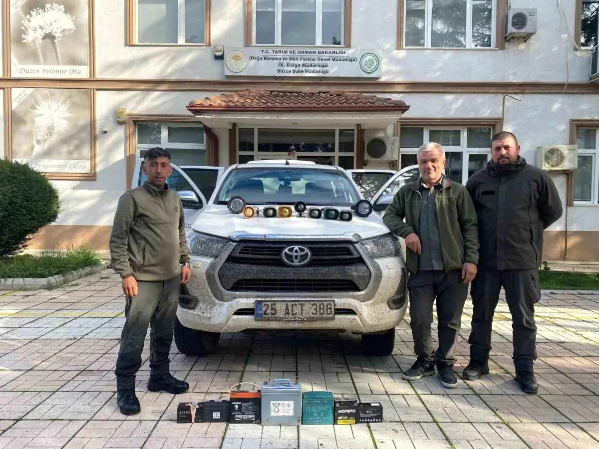 Düzce'de Yaban Hayatı Koruma Çalışmaları ve Avcılık Denetimleri 2025