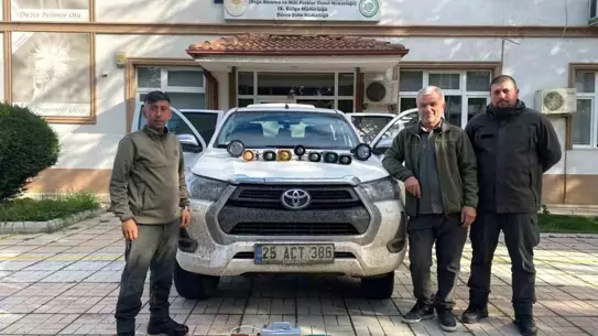 Denetim ekipleri Düzce ormanlarında