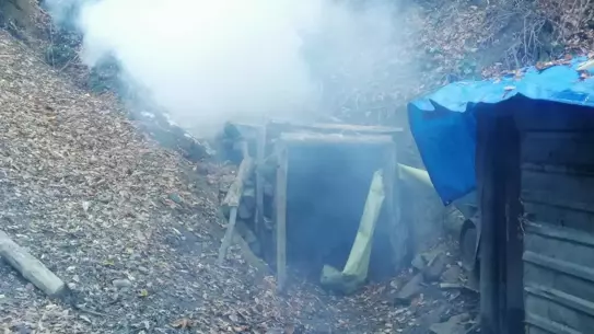 Kaçak maden ocakları imha edildi