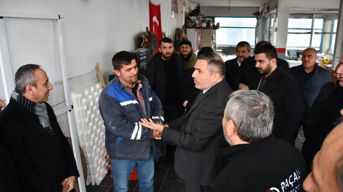 MHP İl Başkanı Burhan Mucur, Vezirköprü'nde Yeni Sanayi Sitesi İçin Görüşmeler Gerçekleştirdi