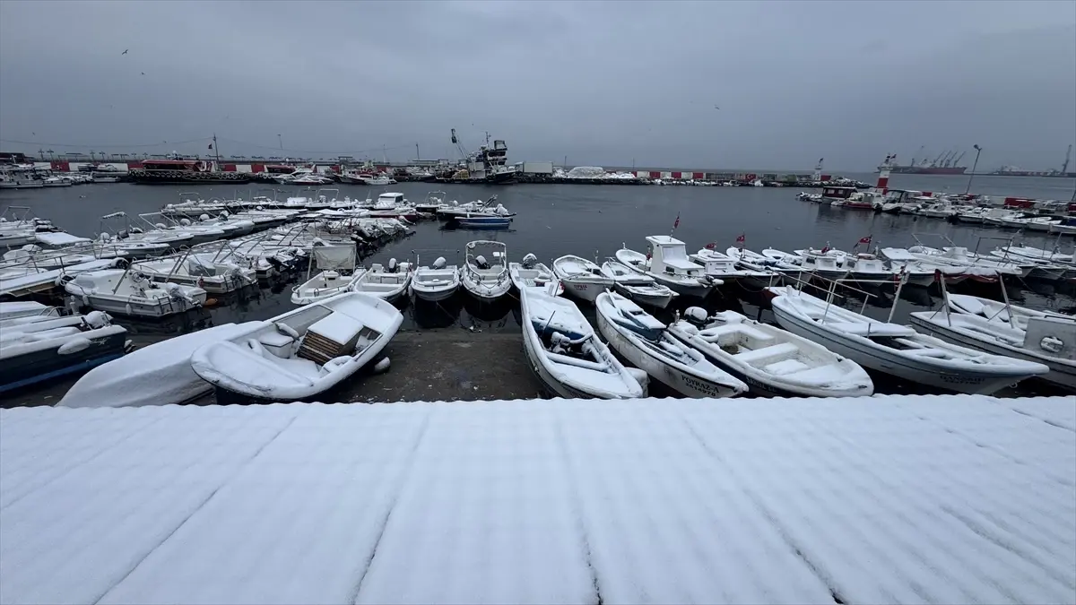 Tekirdağ’da Kar Yağışıyla Oluşan Büyüleyici Kış Manzaraları