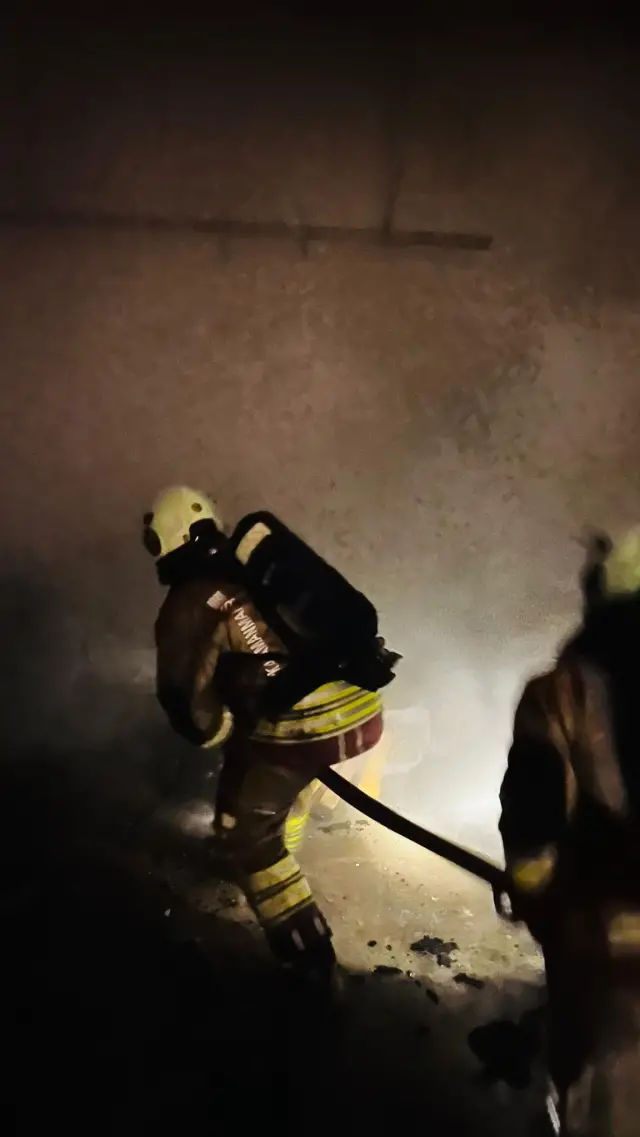 Yangın sonrası evin durumu