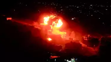 İsrail hava saldırısının etkilediği bölge