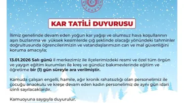 Bingöl yollarında kar birikintileri