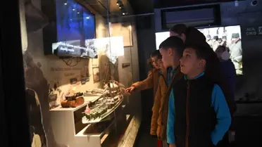 Müzede sergilenen Çanakkale Savaşları belgeleri