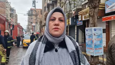 Yangın sonrası yanan çatı katı