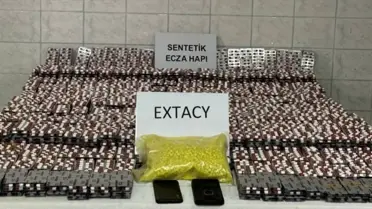 Ele geçirilen 33 bin uyuşturucu hap