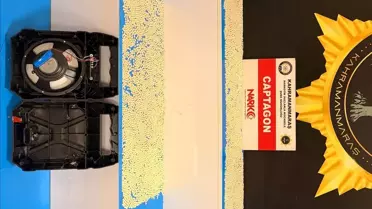 Operasyon alanında ele geçirilen sentetik haplar