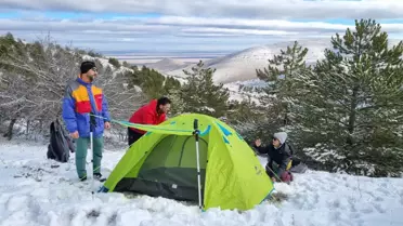 Karsambaç yapan dağcılar