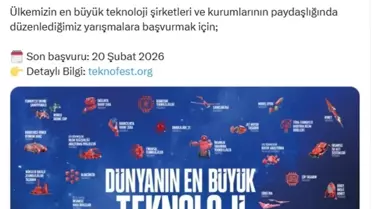 Teknofest 2026 yarışma alanları