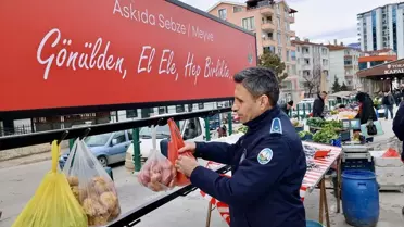 Tokat Belediyesi'nden İhtiyaç Sahiplerine Ücretsiz Sebze ve Meyve Desteği