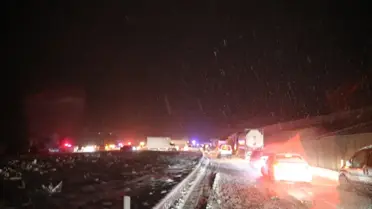 Tokat'ta kar küreme ekipmanları çalışıyor