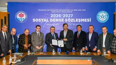 Sosyal Denge Sözleşmesi imza anı