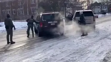ICE polislerinin Minnesota’da müdahalesi sırasında çekilmiş fotoğraf