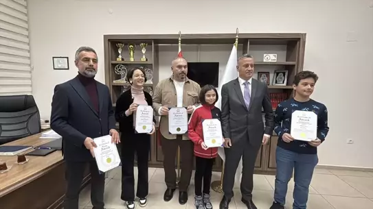 Atakum BİLSEM öğrencileri ödül töreninde