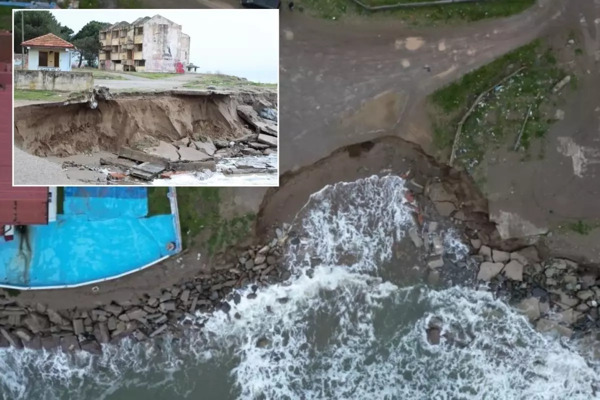 Karasu’da Kıyı Erozyonu: Deniz Bir Günde 50 Metre İleri Gitti