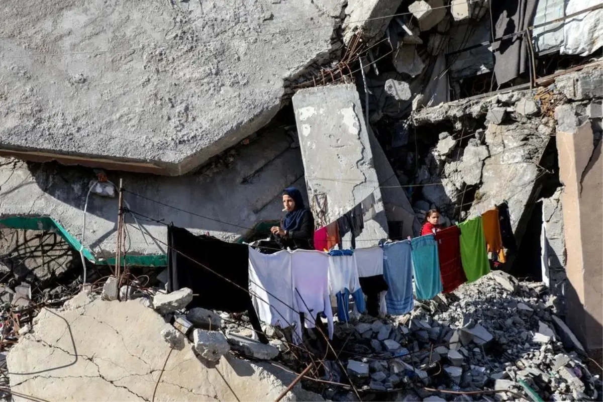 Gazze'de Çöp Sahası Yakınındaki Geçici Barınaklarda Yaşam Mücadelesi