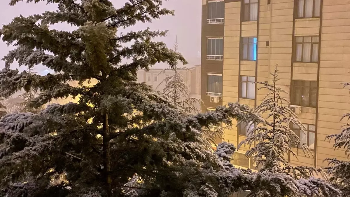 Elazığ'da Şiddetli Kar Yağışı Okulları 1 Gün Kapattı