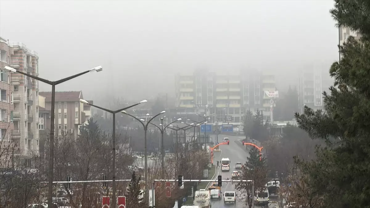 Mardin'de Yağmur, Sis ve Şiddetli Rüzgar Şartları