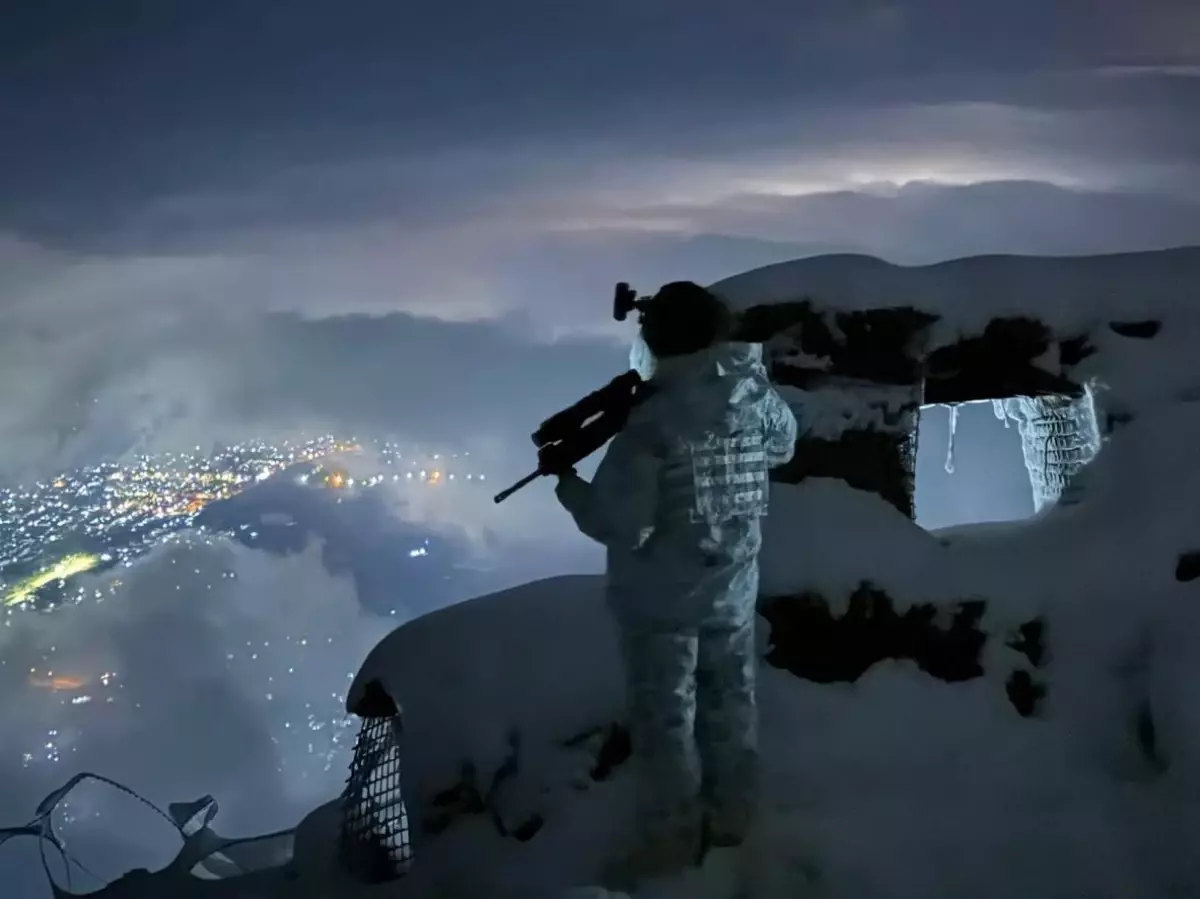 Mehmetçik, Zorlu Kış Koşullarında Hudut Hattında 7/24 Görevini Sürdürüyor