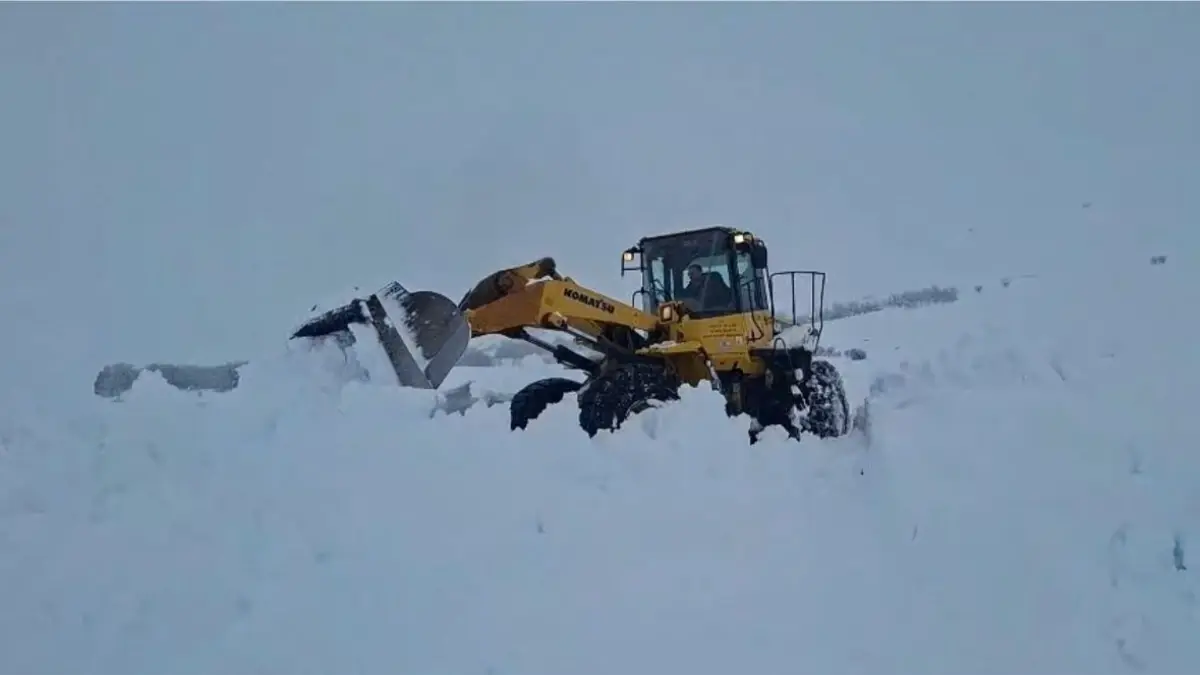 Tunceli'de Şiddetli Kar Yağışı 300 Köy Yolunu Kapatıyor