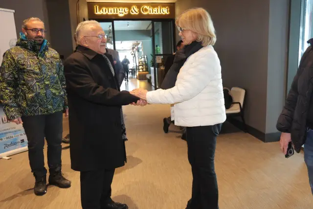 Tansu Çiller Erciyes pistinde