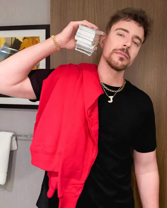 MrBeast'in ekip fotoğrafı