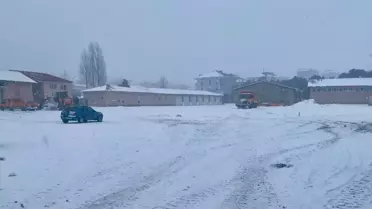 Ardahan‑Kars karayolu üzerindeki kar birikintileri