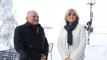 Başkan Büyükkılıç ve Tansu Çiller Erciyes’te