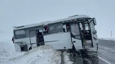 Kaza anındaki midibüs