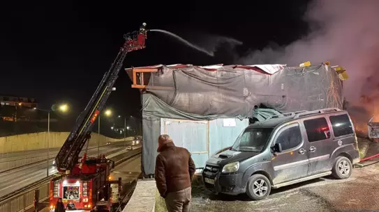 Yangın anında itfaiye ekipleri