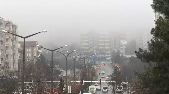 Mardin'de yağmur ve sis etkisi