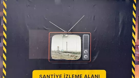 Şantiye izleme bölmesi ekranı