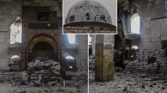 Şeyh Maksud'ta Terör Örgütünün Eski Camii İlk Kez Ortaya Çıktı