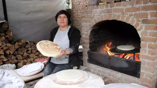 El yapımı organik ekmek dilimi