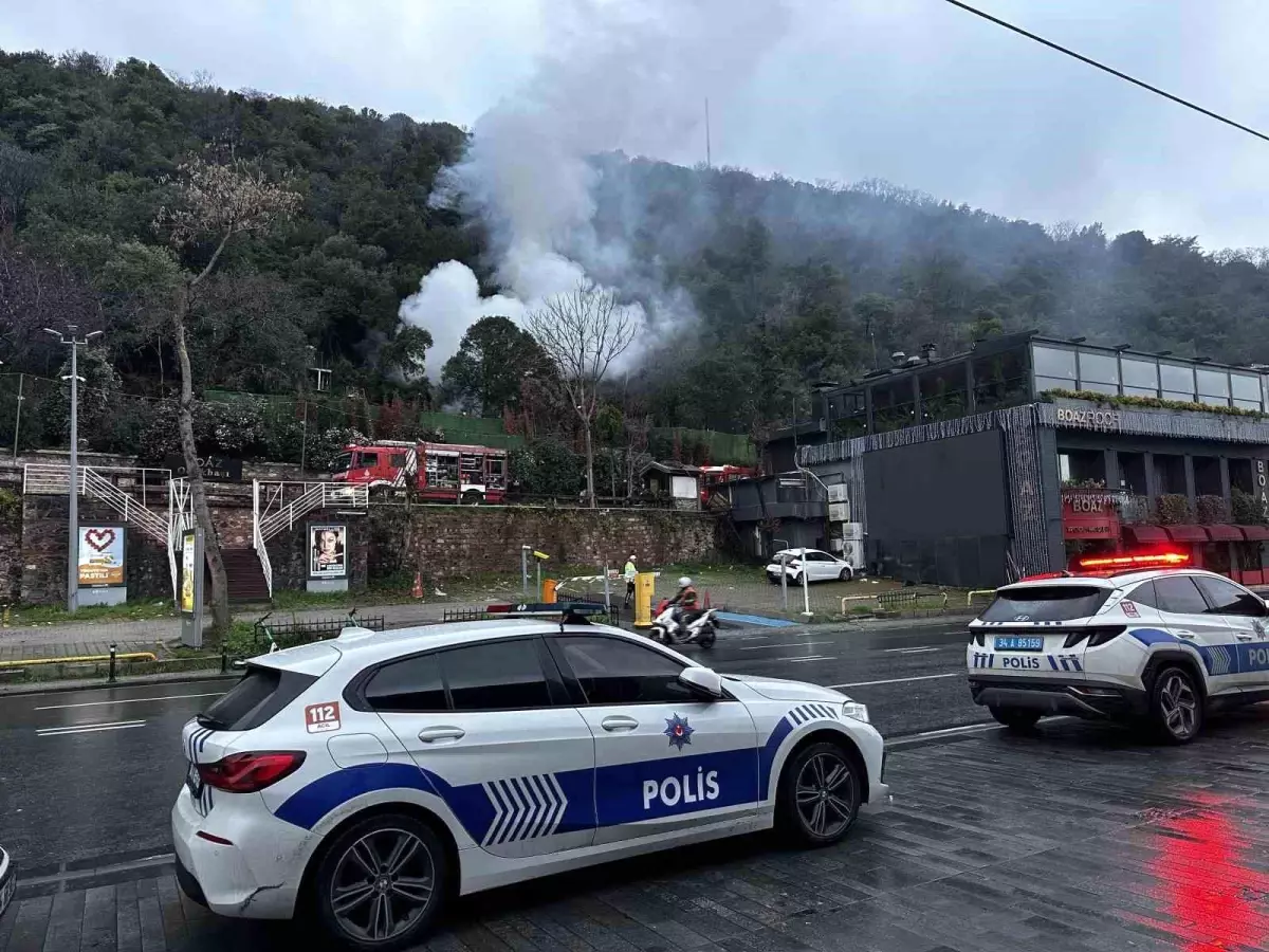 Beşiktaş Kuruçeşme'de Restoran Yangını Kontrol Altına Alındı