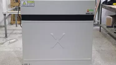 Dezenfeksiyon kabini içinde UVC ışınları