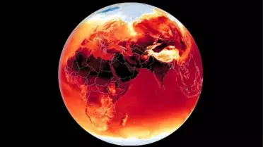 2025 yılındaki sıcaklık haritası