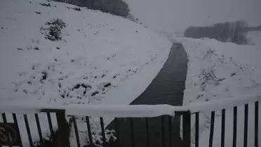 Barajlardaki yükselen su seviyesinin genel görünümü