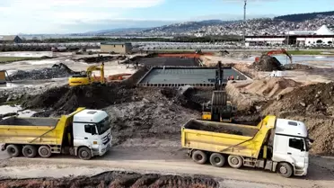 Kocaeli Sosyal Yaşam Merkezi inşaatının ana görüntüsü